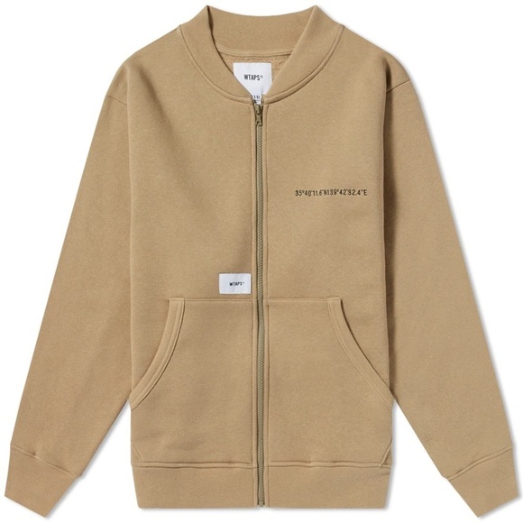 WTAPS Men's Gps Zip Through Bomber Jacket in Coyote Brown X03 -  Large - Picture 3 of 14